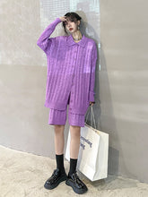 Lazy Fashion Knit Sweater Suit